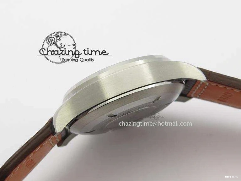 MIROTIME 0113 Youthful 2016 Pilot Chrono SS IW377719 ZF Best Edition On Brown Leather Strap A 7291